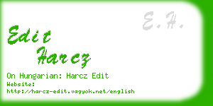 edit harcz business card